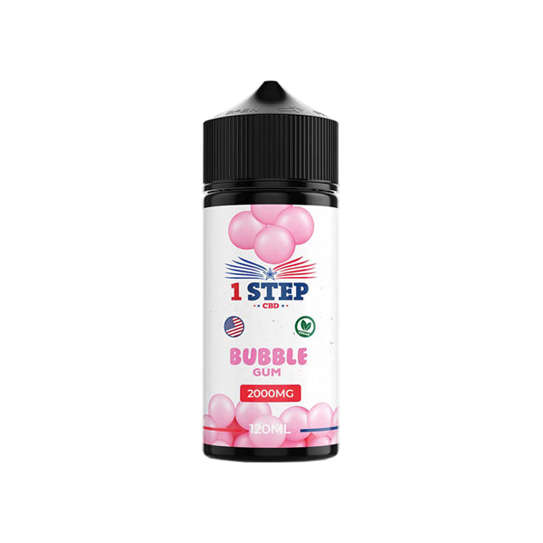 1 Step CBD 2000mg CBD E-liquid 120ml (BUY 1 GET 1 FREE)