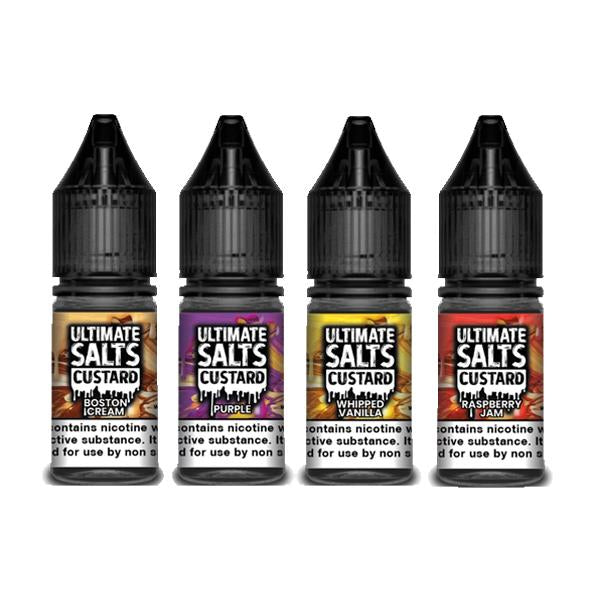 20MG Ultimate Puff Salts Custard 10ML Flavoured Nic Salts