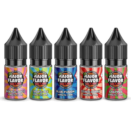 20mg Major Flavor Nic Salts 10ml (60VG/40PG)