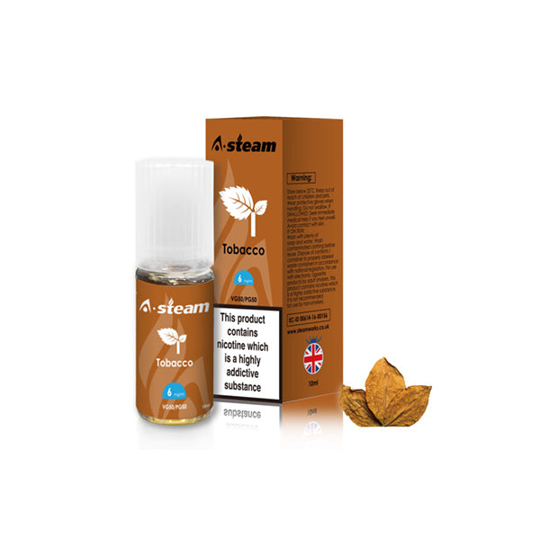 A-Steam Fruit Flavours 18MG 10ML (50VG/50PG)