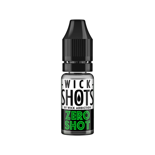 0mg Wick Addiction Wick Shots Zero Shot 10ml (70VG/30PG)