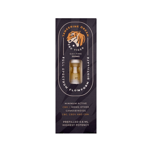 CBD Tiger 350mg Full Spectrum CBD Flowform Vape Cartridge