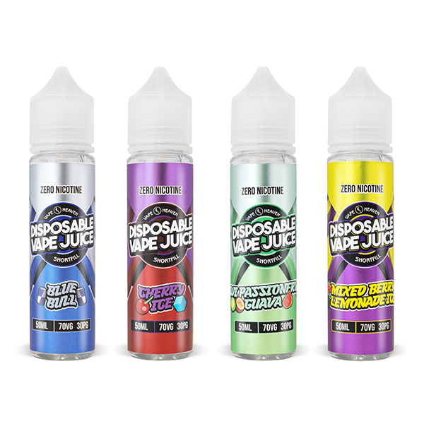 Vape Heaven Disposable Vape Juice 50ml Shortfill 0mg (70VG/30PG)