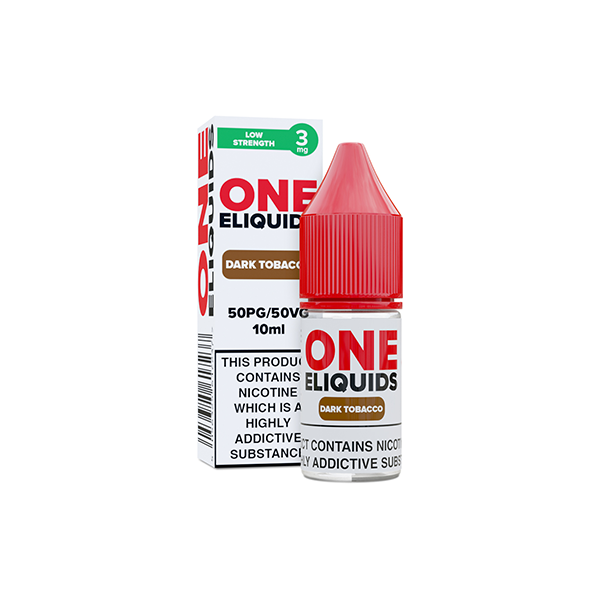 3mg One E-Liquids Flavoured Nicotine E-Liquid 10ml (50VG/50PG)