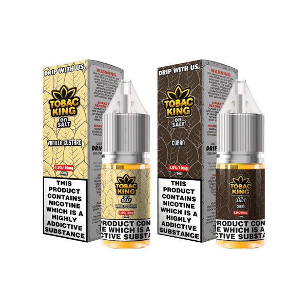 20mg Tobac King Salts By Drip More 10ml Nic Salts (50VG/50PG)