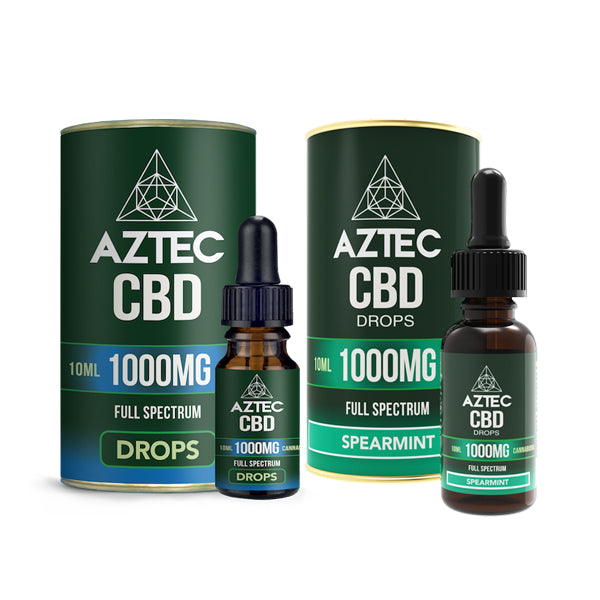 Aztec CBD Full Spectrum Hemp Oil 1000mg CBD 10ml