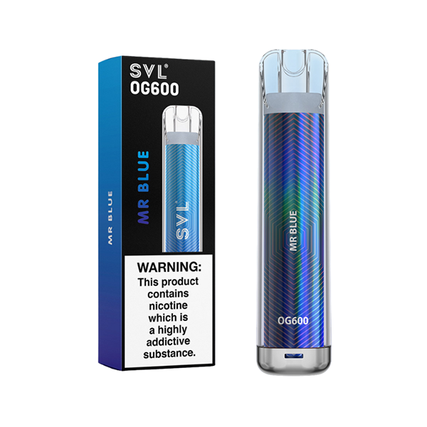 20mg SVL OG600 Disposable Vape 600 Puffs