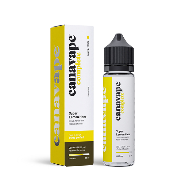 Canavape 1800mg Full-Spectrum CBD + CBG E-liquid 50ml (30VG/70PG)