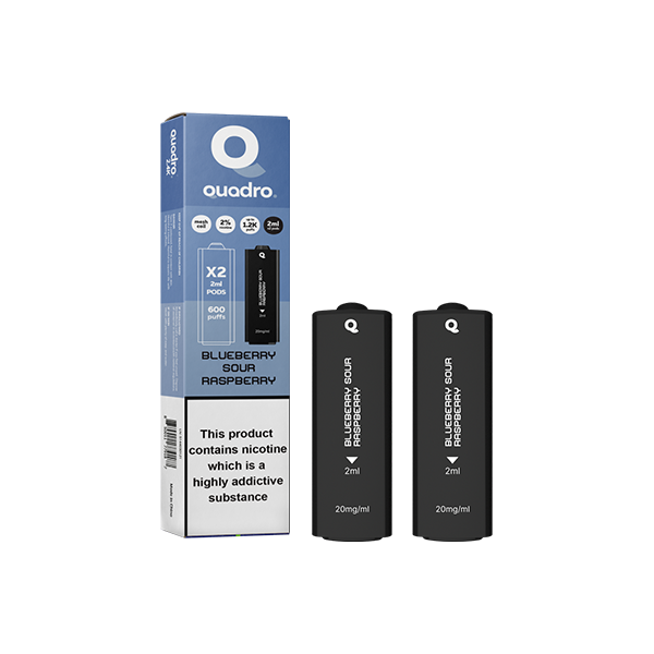 20mg Quadro 2.4k Replacement Pods - 2ml