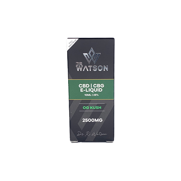 Dr Watson 2500mg CBD E-Liquid OG Kush - 10ml