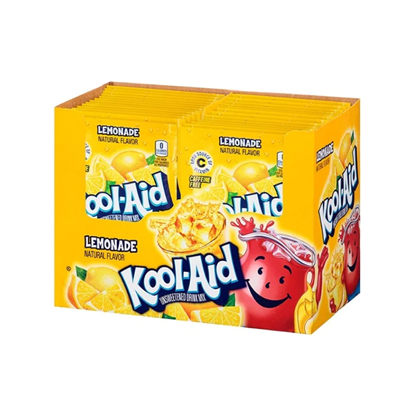 USA Kool-Aid Unsweetened Drink Mix - 48 Packets - Past / Best Before date