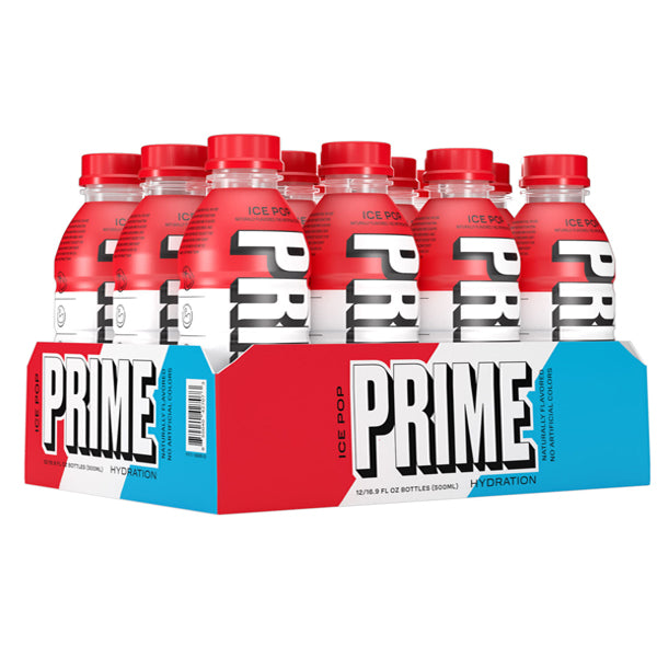 PRIME Hydration USA Ice Pop Sports Drink 500ml- Past Best Before date