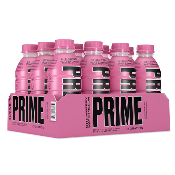 PRIME Hydration USA Strawberry Watermelon Sports Drink 500ml - Past Best Before Date